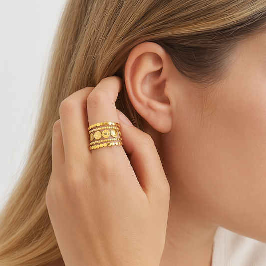 Anillo Oda Regulable Oro