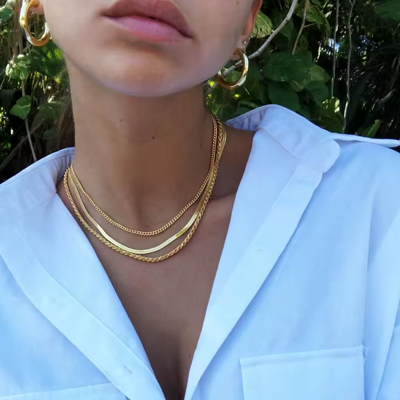 Collar Triplex Oro