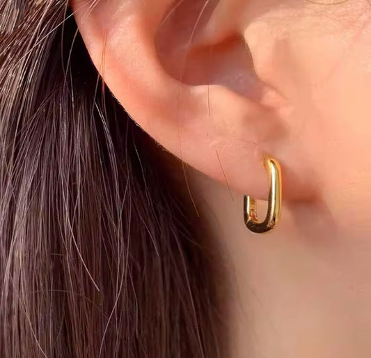 Aros Fox Oro o Plata - Par