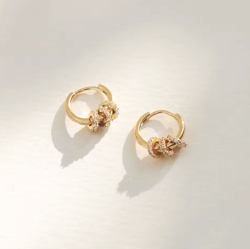 Aros Megan Oro - Par