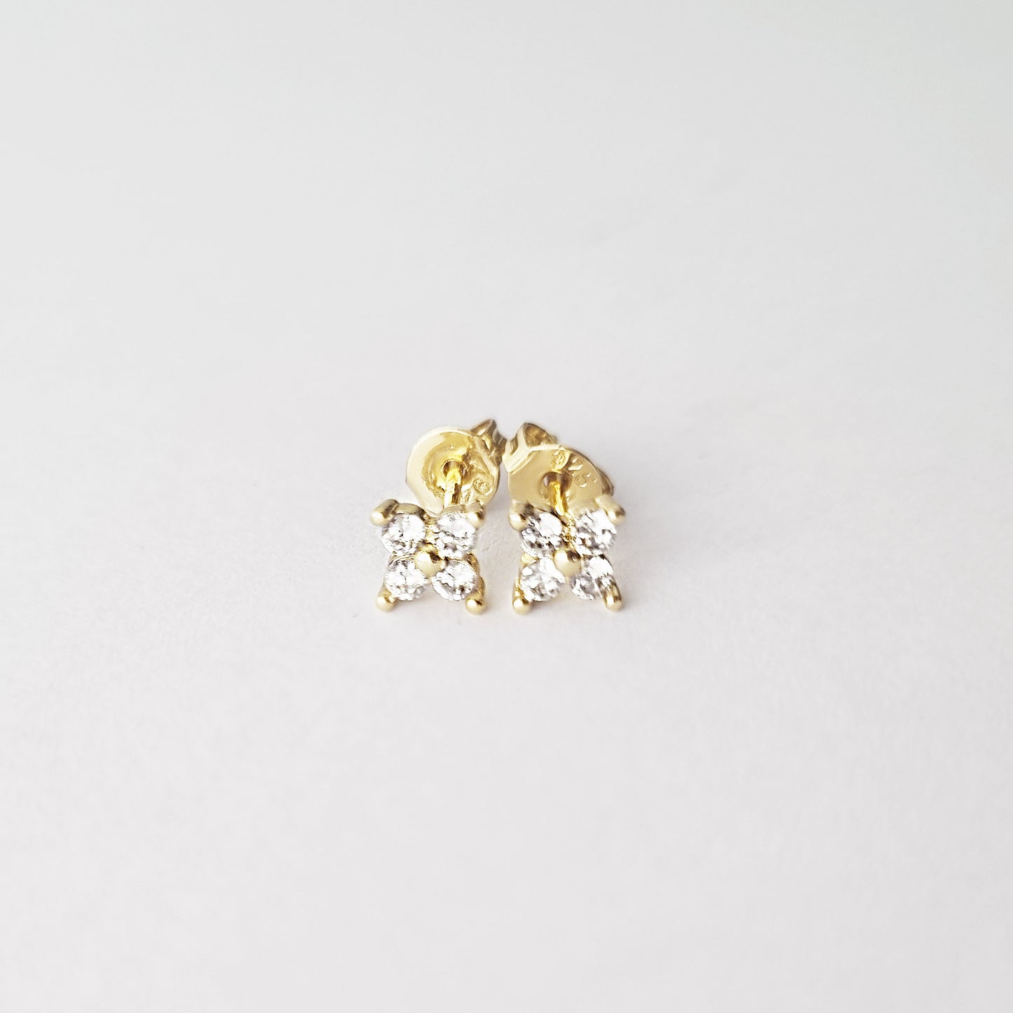 Aros Florcita Oro - Par