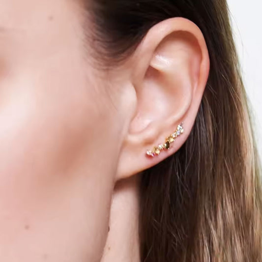 Aros Ariana Oro - Par