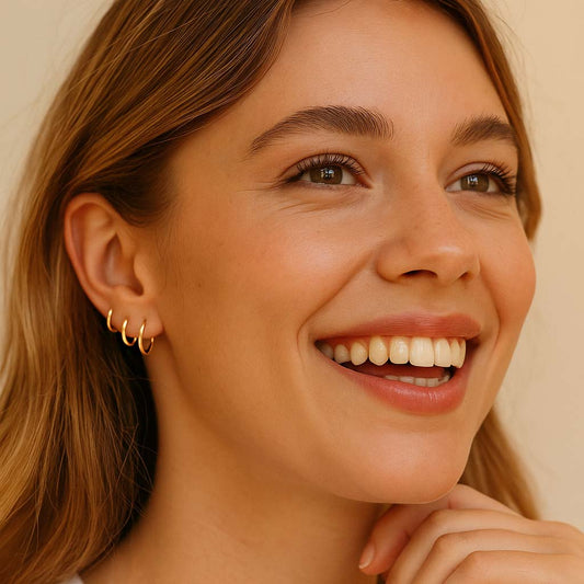 Aros XS Cool Oro 10mm - Par