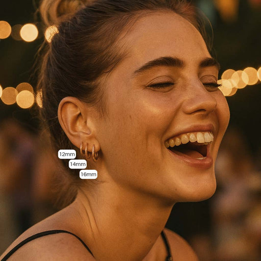 Aros L Cool Oro 16mm - Par