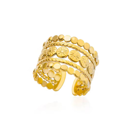 Anillo Oda Regulable Oro