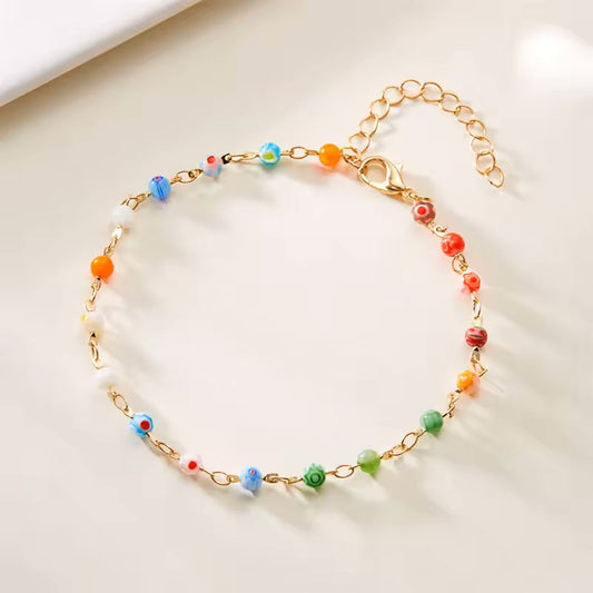 Pulsera Cristal Oro