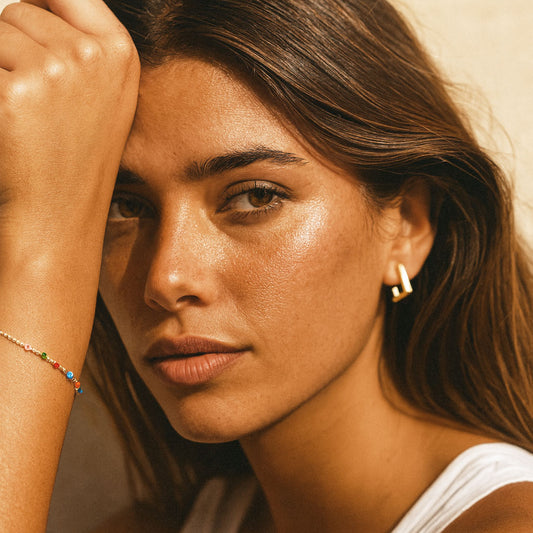 Pulsera Cristal Oro