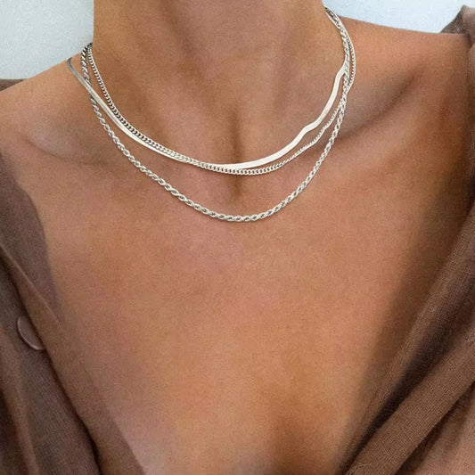 Collar Triplex Plata