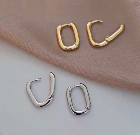 Aros Fox Oro o Plata - Par