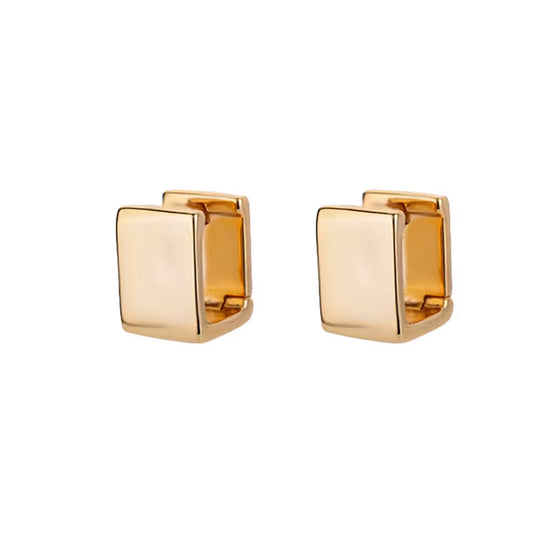 Aros Cubic Oro - Par