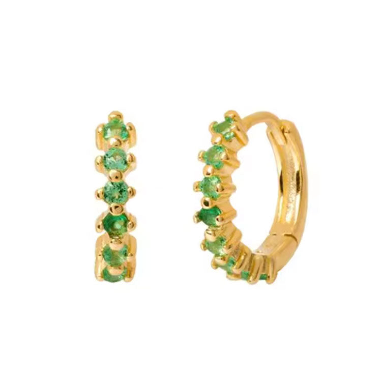 Aros Harry Green Oro - Par