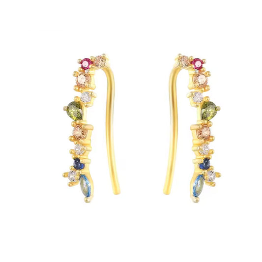 Aros Ariana Oro - Par
