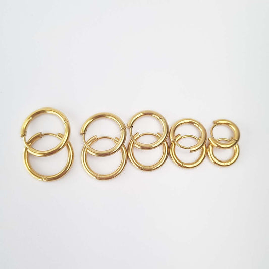 Aros Mini Cool Oro 8mm - Par