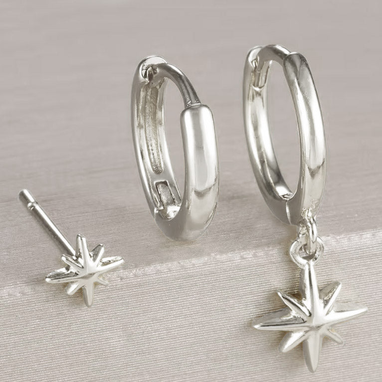 Trío de Aros Twinkle Plata